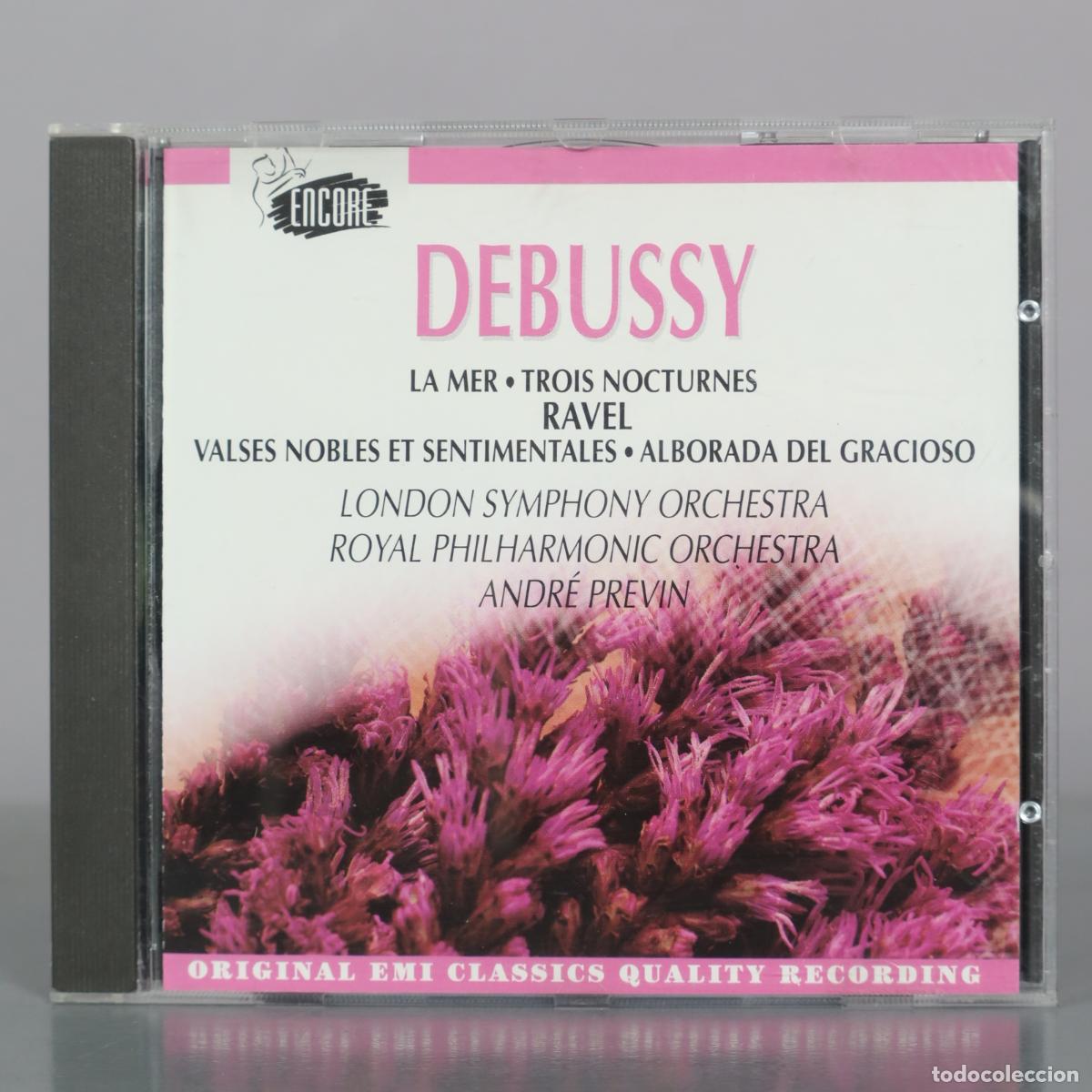 CDs de m&uacute;sica: CD. Debussy - Ravel - La Mer - Trois Nocturnes - Valses Nobles Et Sentimentales - Alborada Del