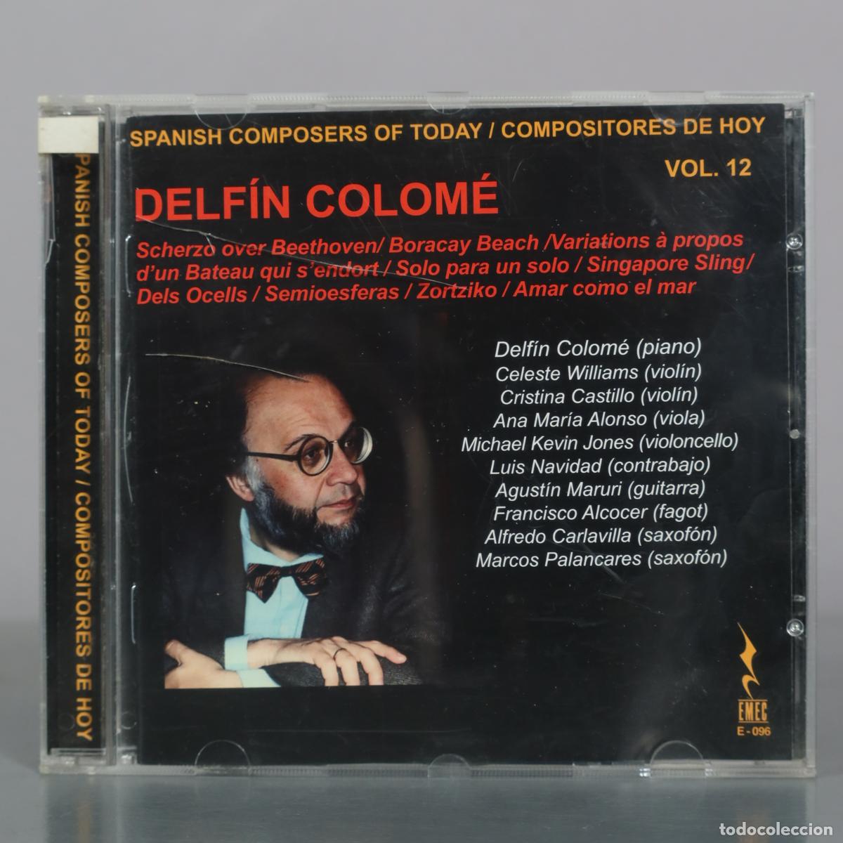 CDs de m&uacute;sica: CD. Spanish Composers of Today - Vol. 12 - Delf&iacute;n Colom&eacute; - EMEC