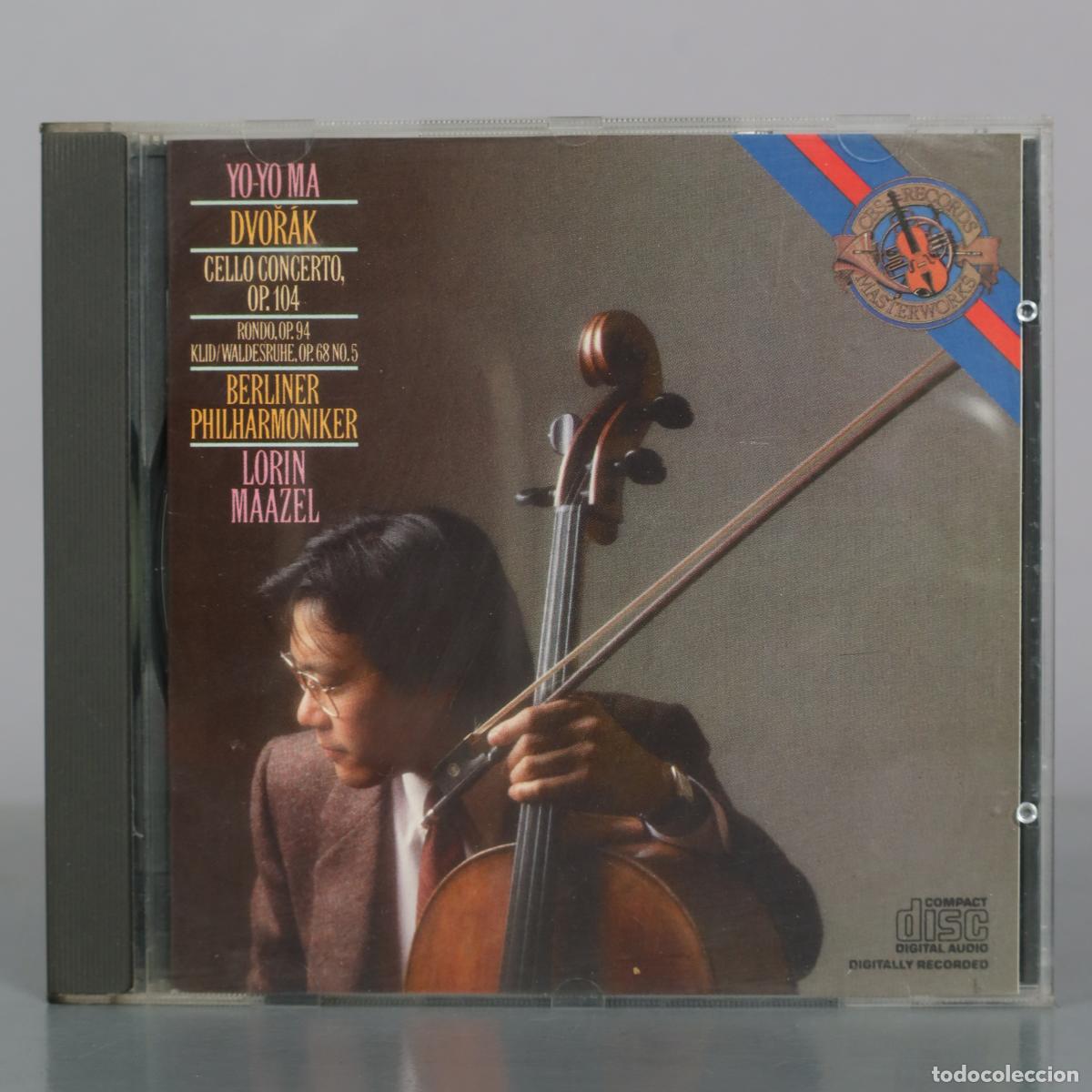 CDs de m&uacute;sica: CD. Yo-Yo Ma - Dvoř&aacute;k - Cello Concerto Op. 104 - Berliner Philharmoniker - Lorin Maazel - CBS
