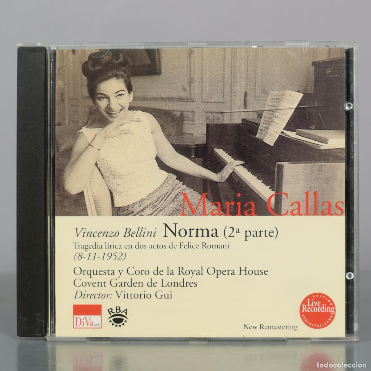 CDs de m&uacute;sica: CD. Maria Callas - Vincenzo Bellini - Norma - RBA 2 parte