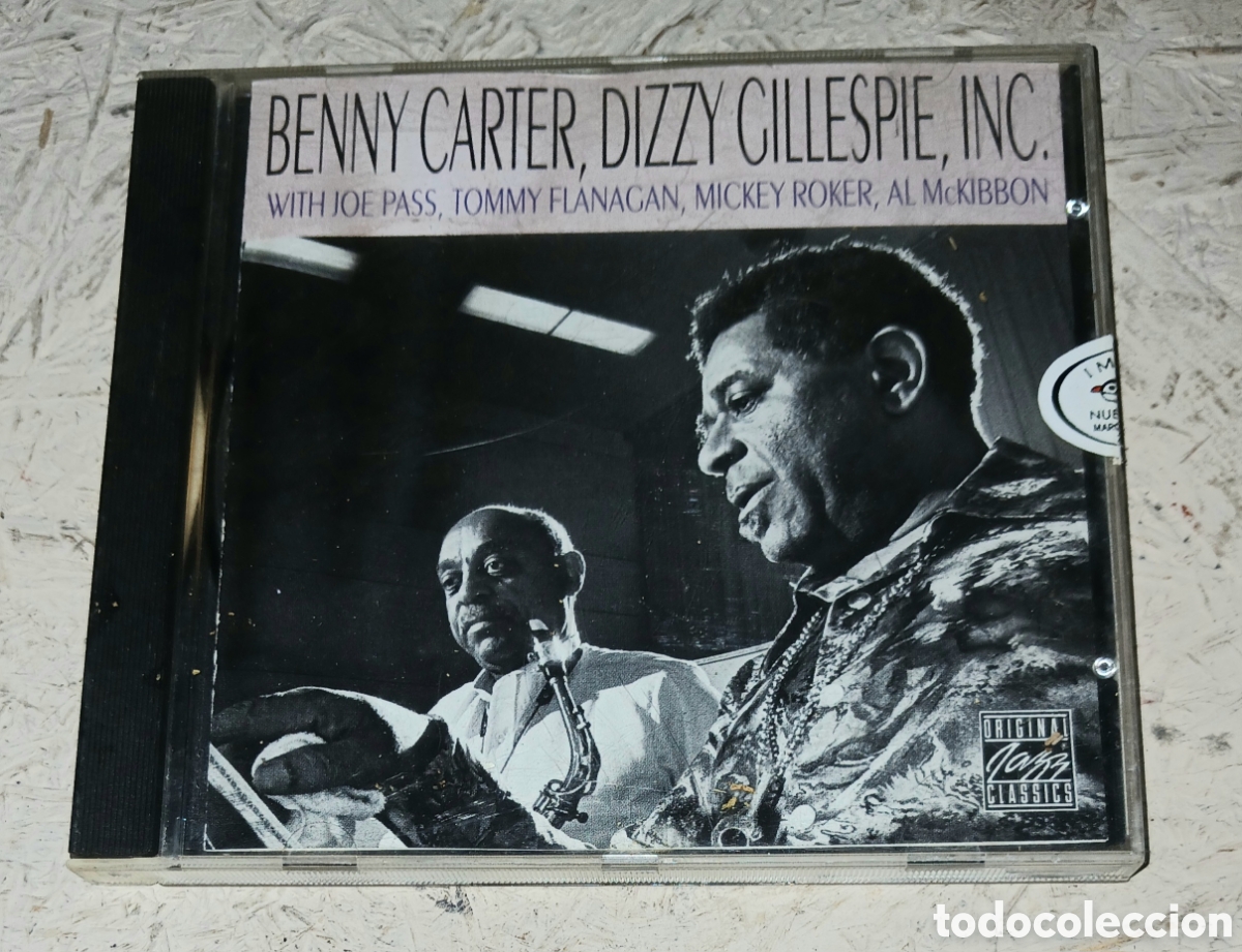 CDs de m&uacute;sica: CD Benny Carter & Dizzy Gillespie Inc. - Original Jazz Classics / Pablo Records 1992