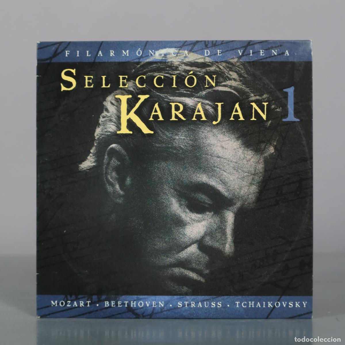 CDs de m&uacute;sica: CD. Selecci&oacute;n Karajan 1 - Filarm&oacute;nica de Viena - Herbert Von Karajan - Mozart, Beethoven, Strauss,