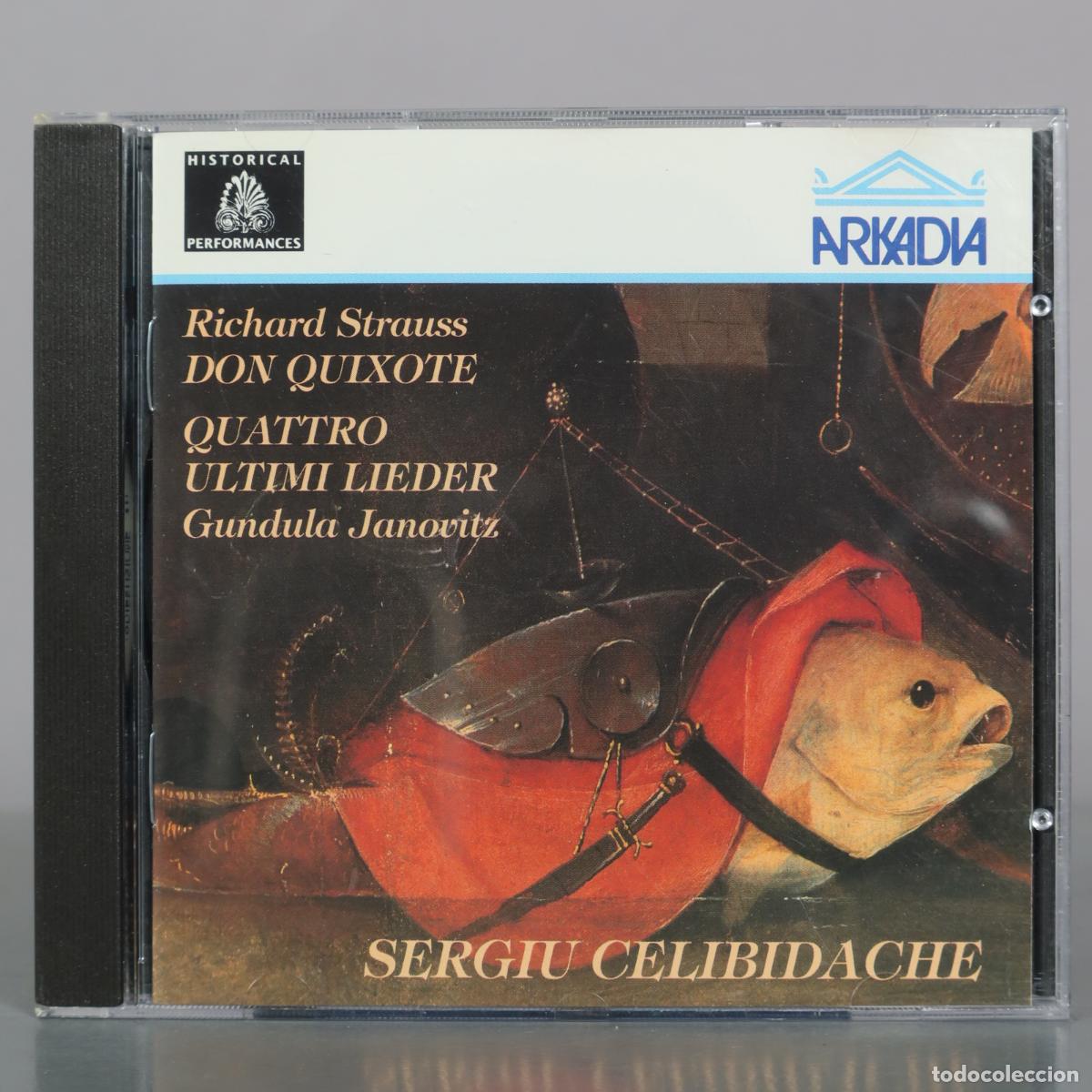 CD di Musica: CD. Richard Strauss - Don Quixote - Quattro Ultimi Lieder - Gundula Janowitz, Sergiu Celibidache