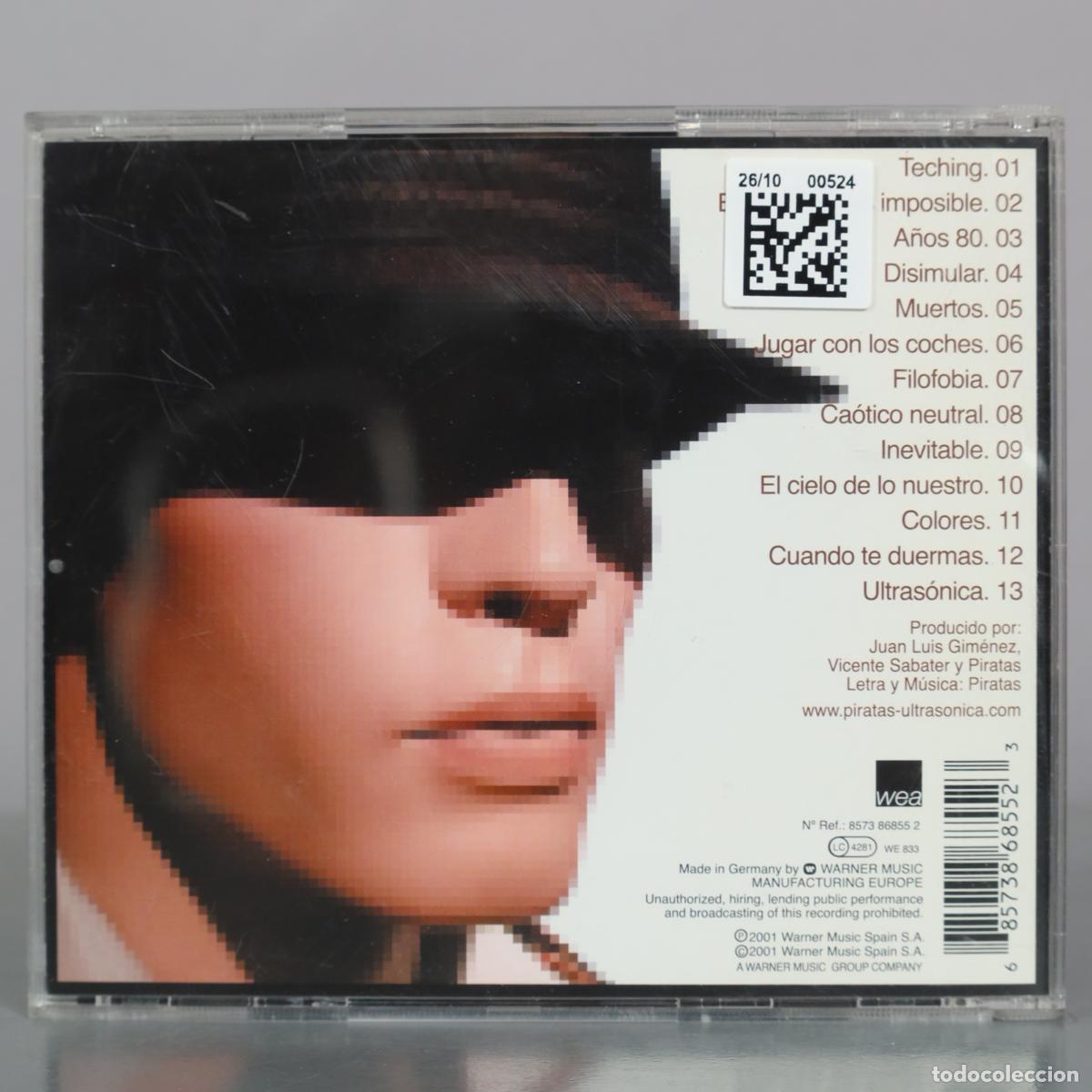 CDs de m&uacute;sica: CD. Ultras&oacute;nica - Piratas - Foto 2