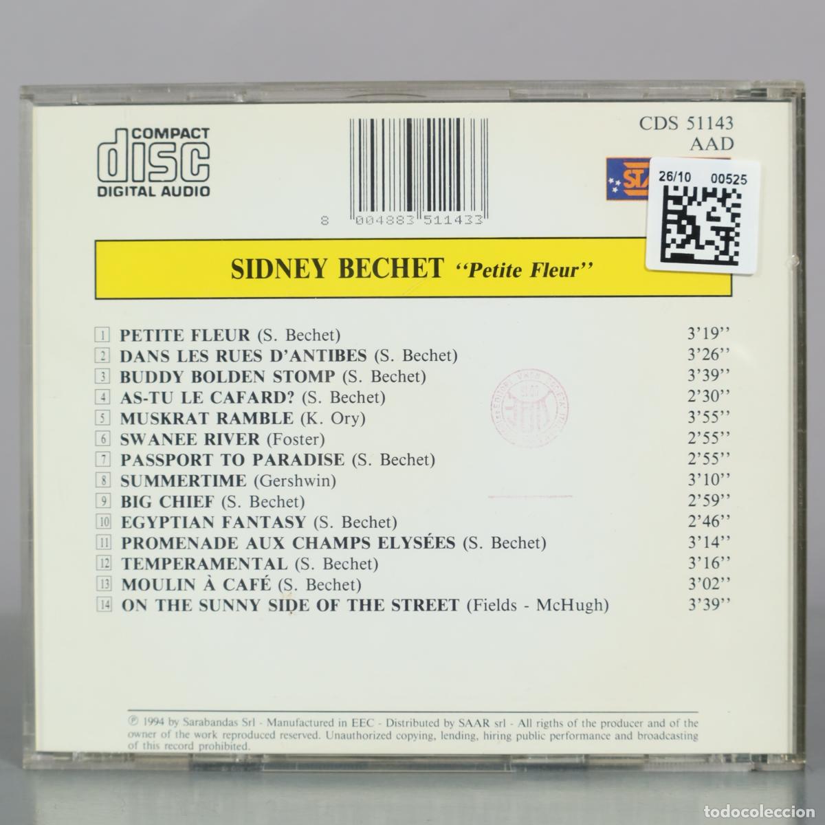 CDs de m&uacute;sica: CD. Sidney Bechet - Petite Fleur - Starlite - Foto 2