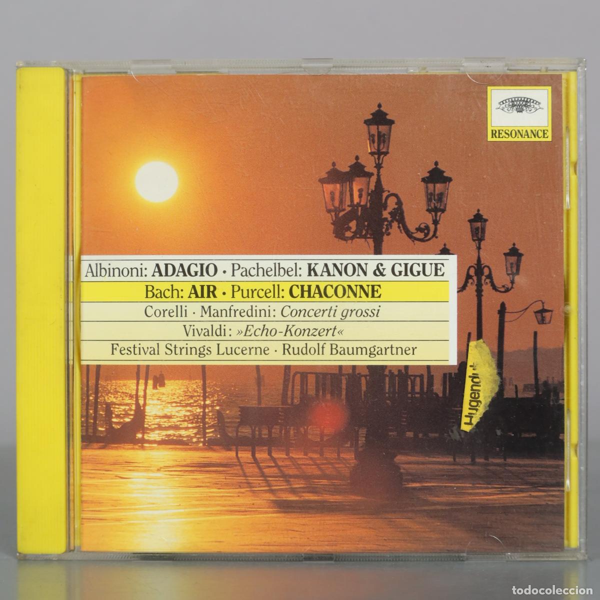 Music CDs: CD. Albinoni: Adagio - Pachelbel: Kanon & Gigue - Bach: Air - Purcell: Chaconne - Corelli -