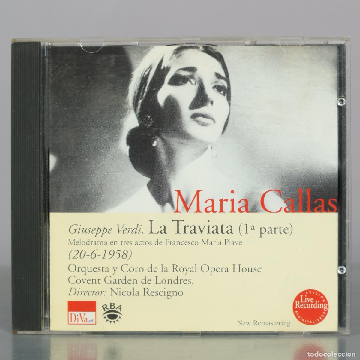 Music CDs: CD. Giuseppe Verdi - La Traviata (1a parte) - Maria Callas, Orquesta y Coro de la Royal Opera House