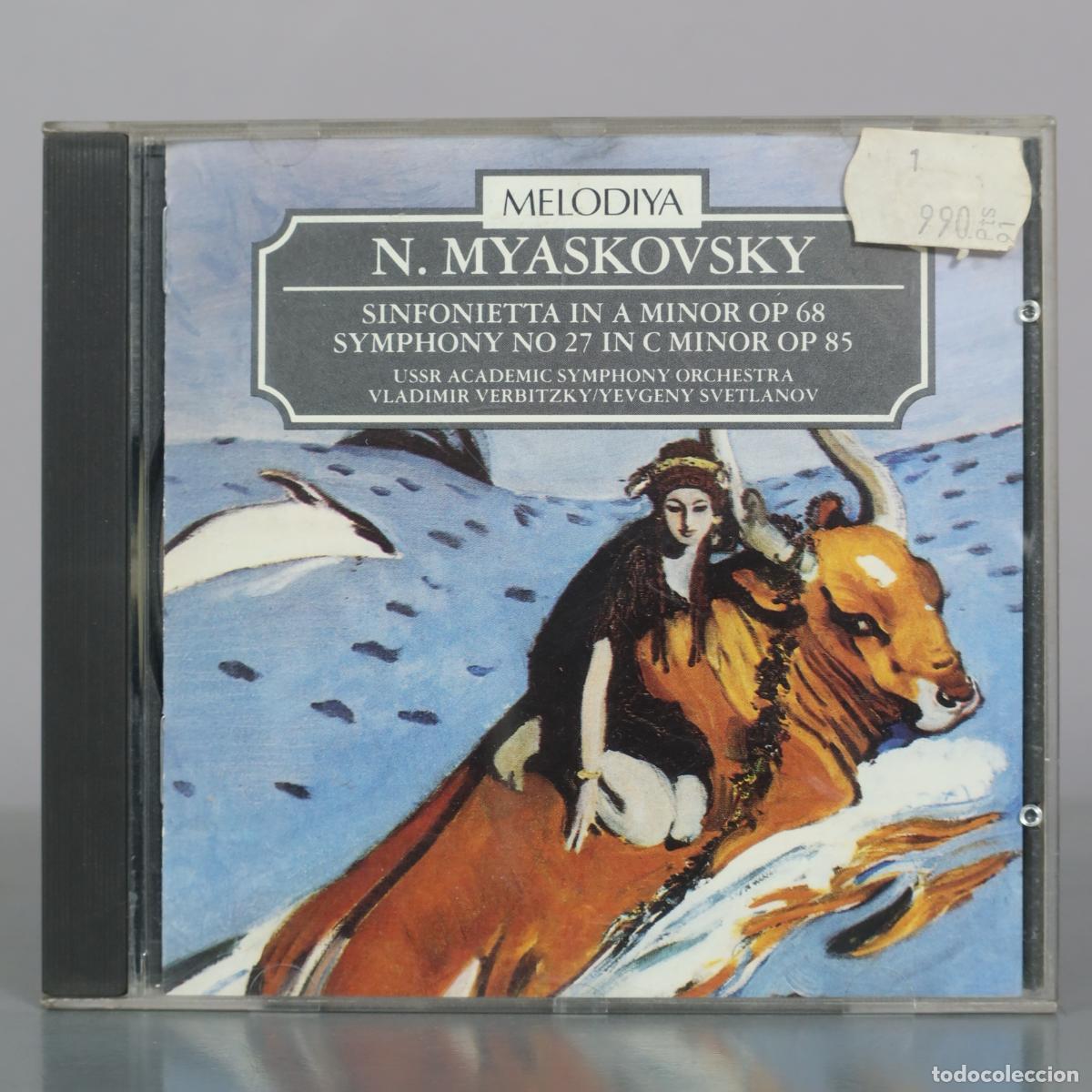 Music CDs: CD. N. Myaskovsky - Sinfonietta In A Minor Op 68 - Symphony No 27 In C Minor Op 85 - Ussr Academic