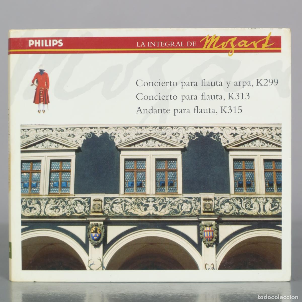 Music CDs: CD. Concierto para flauta y arpa K299 - Concierto para flauta K313 - Andante para flauta K315 -
