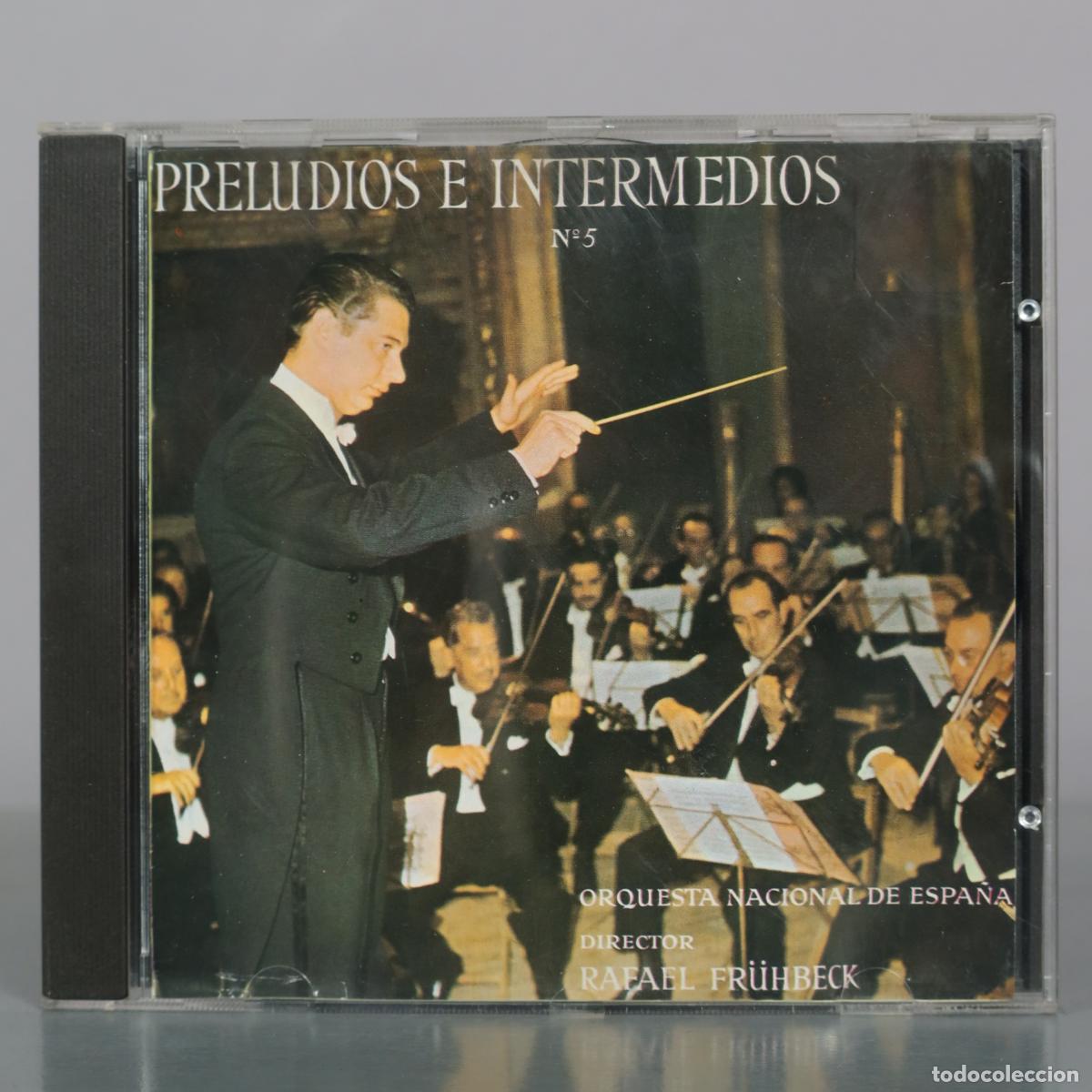 Music CDs: CD. Preludios e Intermedios N 5 - Orquesta Nacional de Espa&ntilde;a - Rafael Fr&uuml;hbeck - Columbia