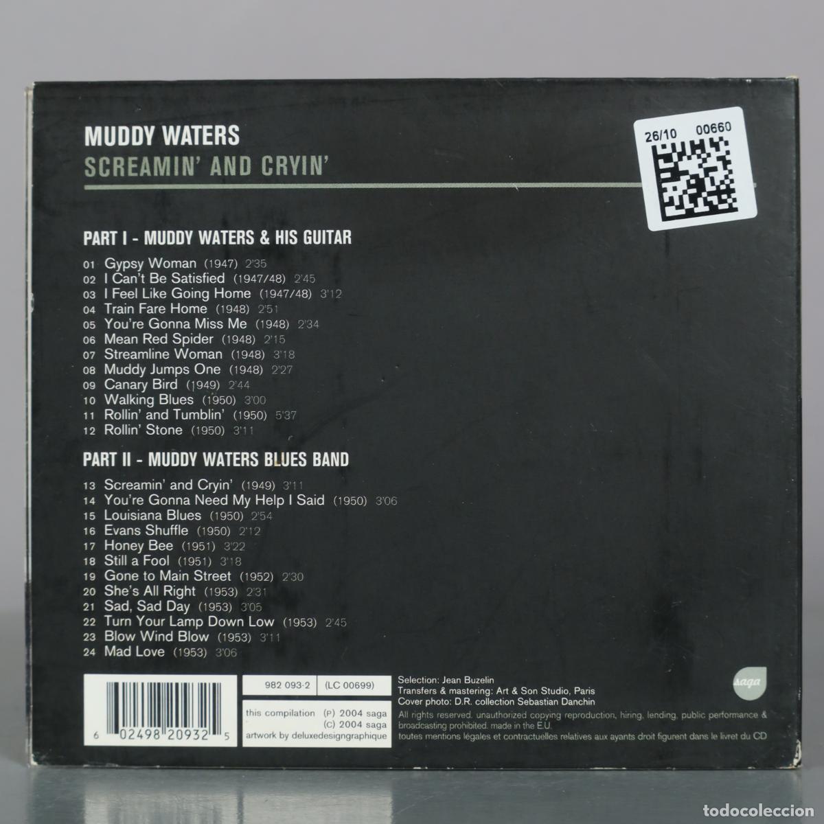 CDs de m&uacute;sica: CD. Muddy Waters - Screamin And Cryin - Foto 2