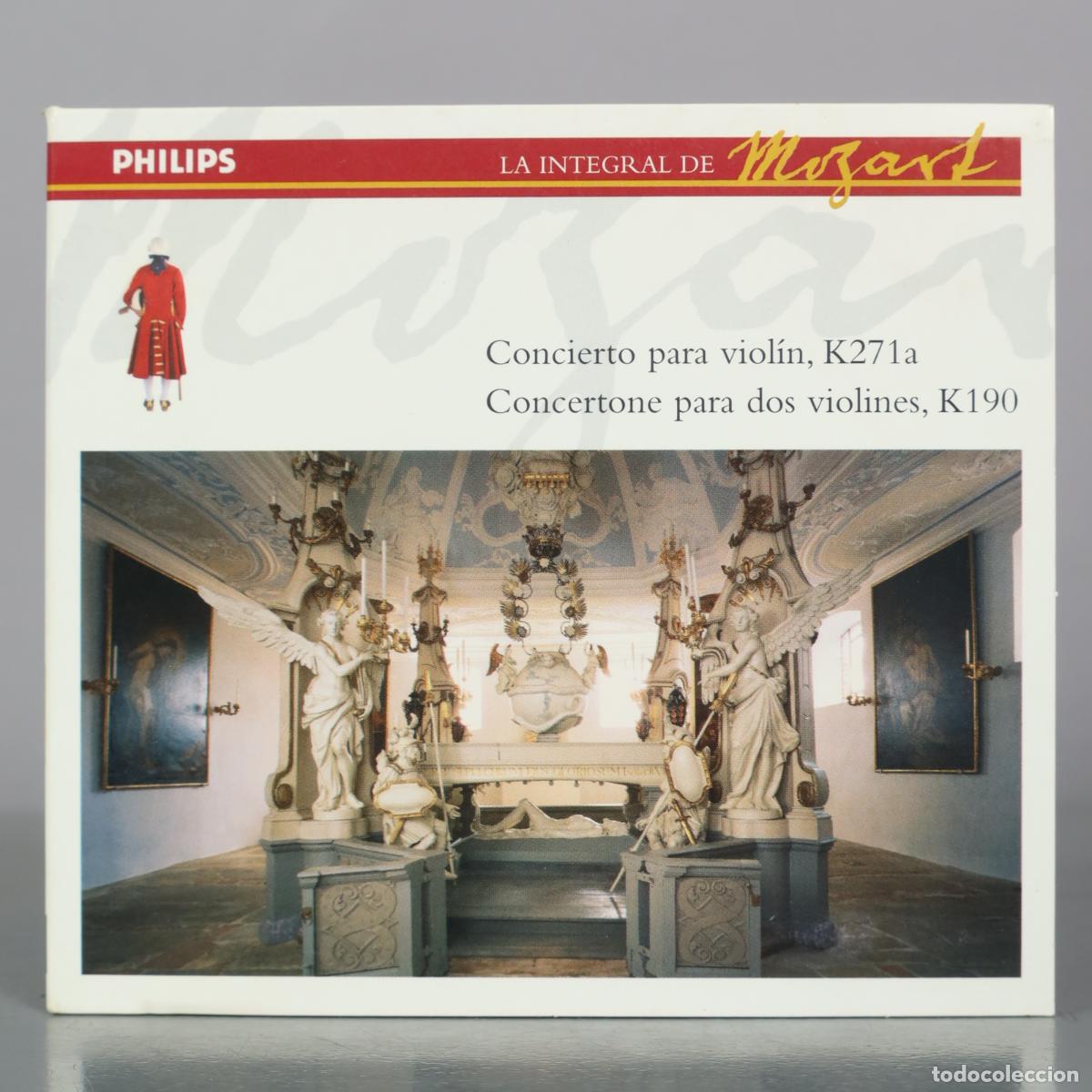 CDs de m&uacute;sica: CD. Concierto para viol&iacute;n, K271a - Concertone para dos violines, K190 - Wolfgang Amadeus Mozart -