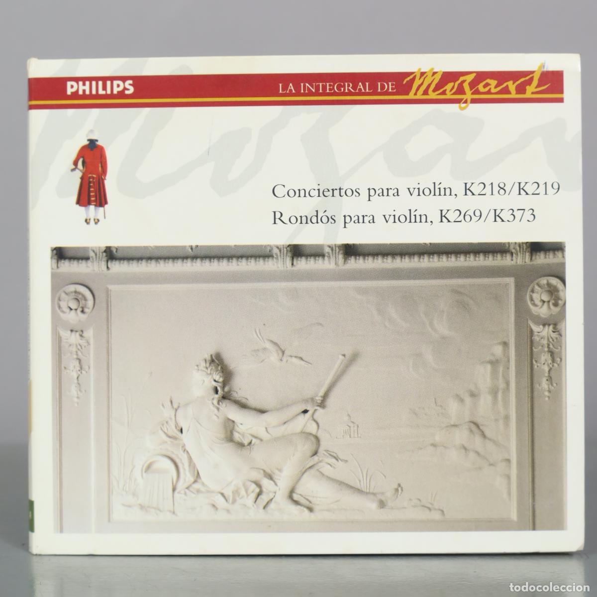 CDs de m&uacute;sica: CD. Conciertos para violin, K218/K219 - Rondos para violin, K269/K373 - Wolfgang Amadeus Mozart -