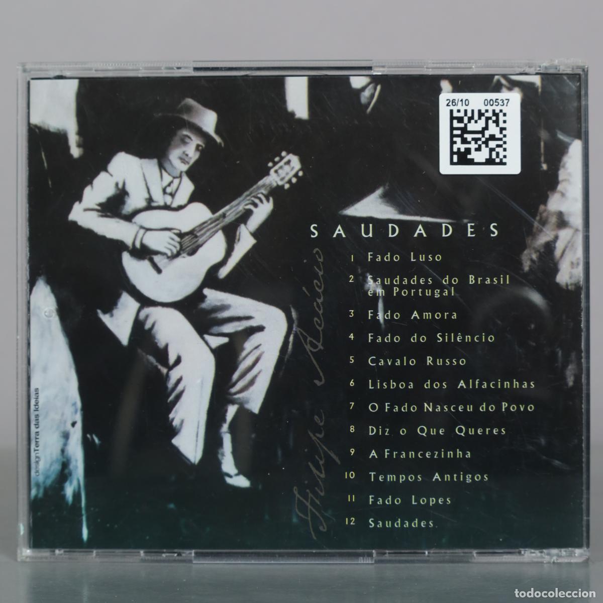 CDs de m&uacute;sica: CD. Filipe Ac&aacute;cio - Saudades - Foto 3