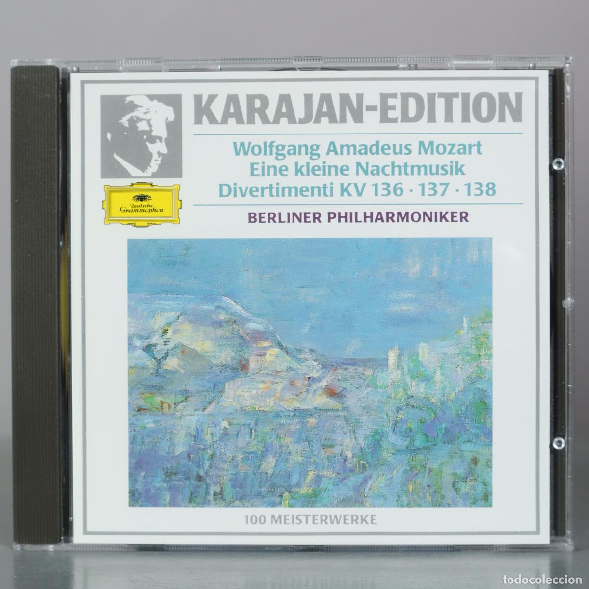 CDs de m&uacute;sica: CD. Karajan-Edition - Wolfgang Amadeus Mozart - Eine kleine Nachtmusik - Divertimenti KV 136 - 137 -
