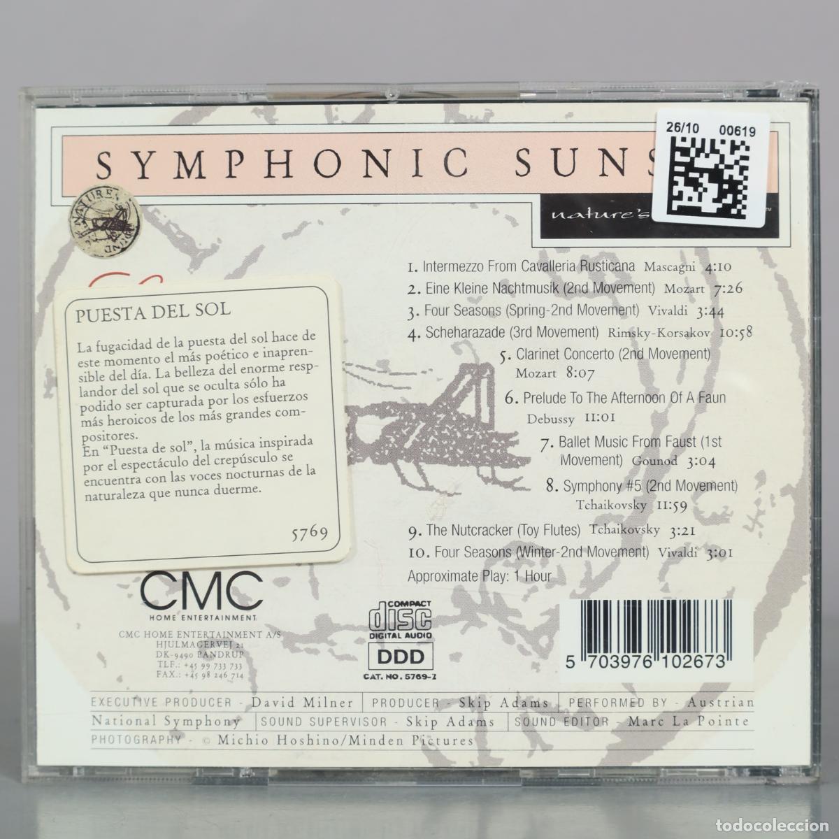 CDs de m&uacute;sica: CD. Symphonic Sunset - Natures Harmony - Foto 2