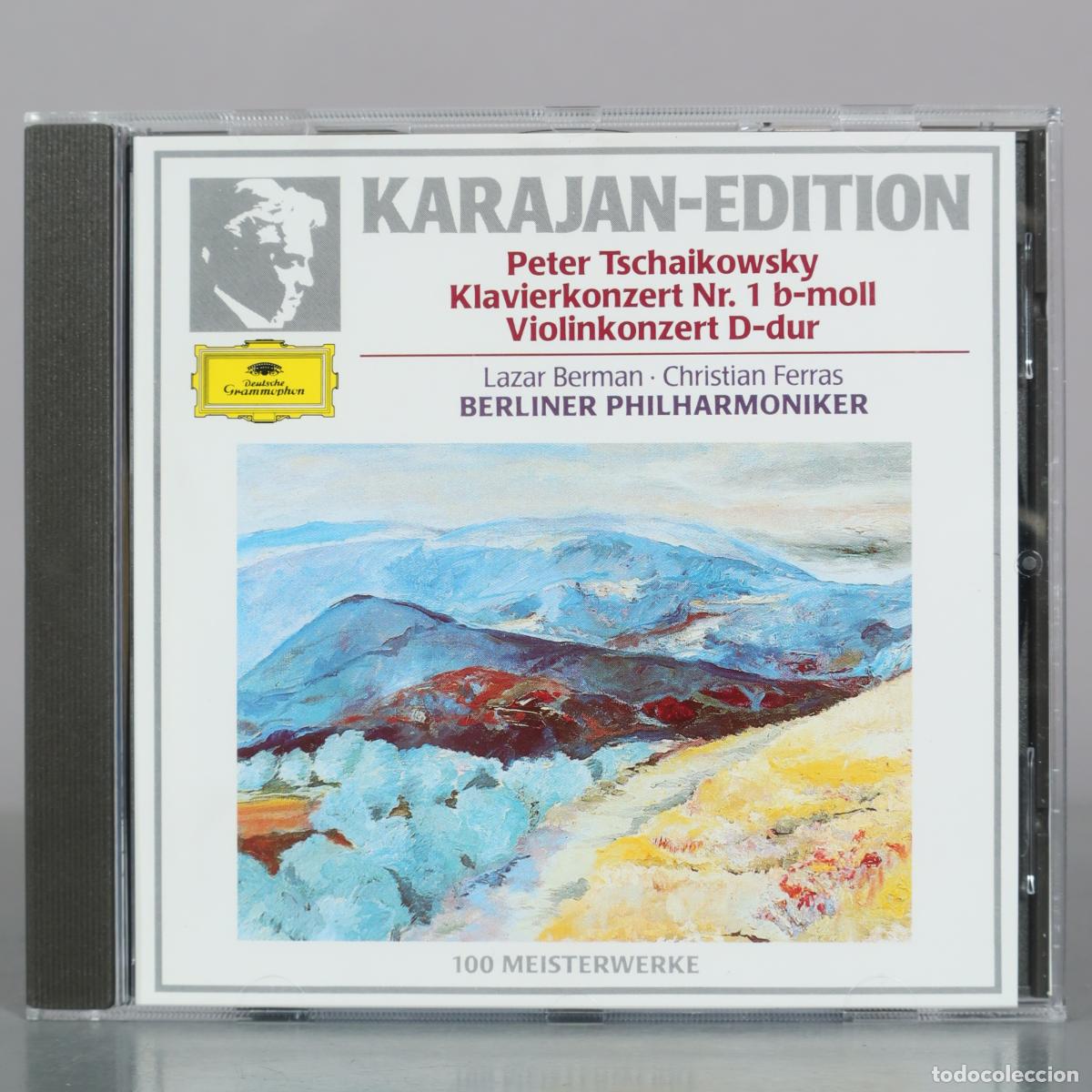 CDs de m&uacute;sica: CD. Karajan-Edition - Peter Tschaikowsky, Klavierkonzert Nr. 1 b-moll, Violinkonzert D-dur - Lazar