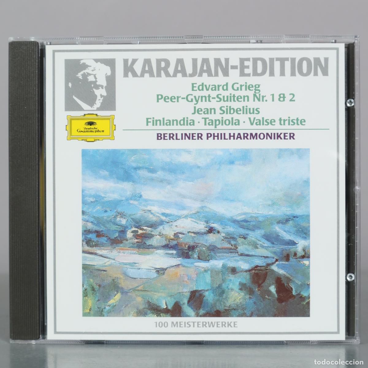 CDs de m&uacute;sica: CD. Karajan-Edition - Edvard Grieg - Peer-Gynt-Suiten Nr. 1 & 2 - Jean Sibelius - Finlandia -