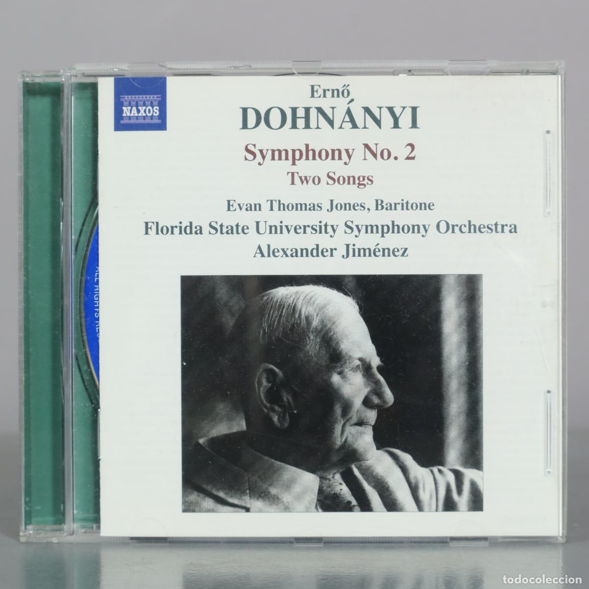 CD di Musica: CD. Symphony No. 2 - Two Songs - Ern&ouml; Dohn&aacute;nyi, Evan Thomas Jones, Florida State University Symphony