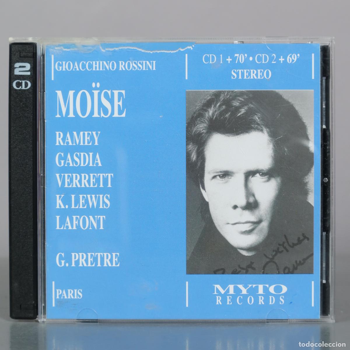 CD di Musica: CD. Mo&iuml;se - Gioacchino Rossini - Ramey, Gasdia, Verrett, K. Lewis, Lafont, G. Pretre - Myto Records