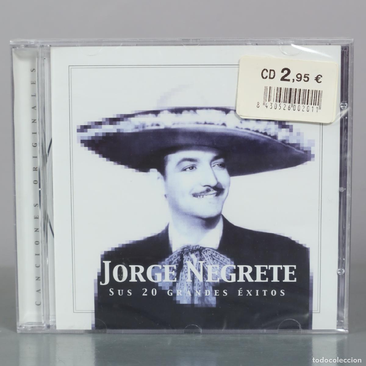 CDs de m&uacute;sica: CD. Jorge Negrete - Sus 20 Grandes &Eacute;xitos - Brisa S.L. . PRECINTADO