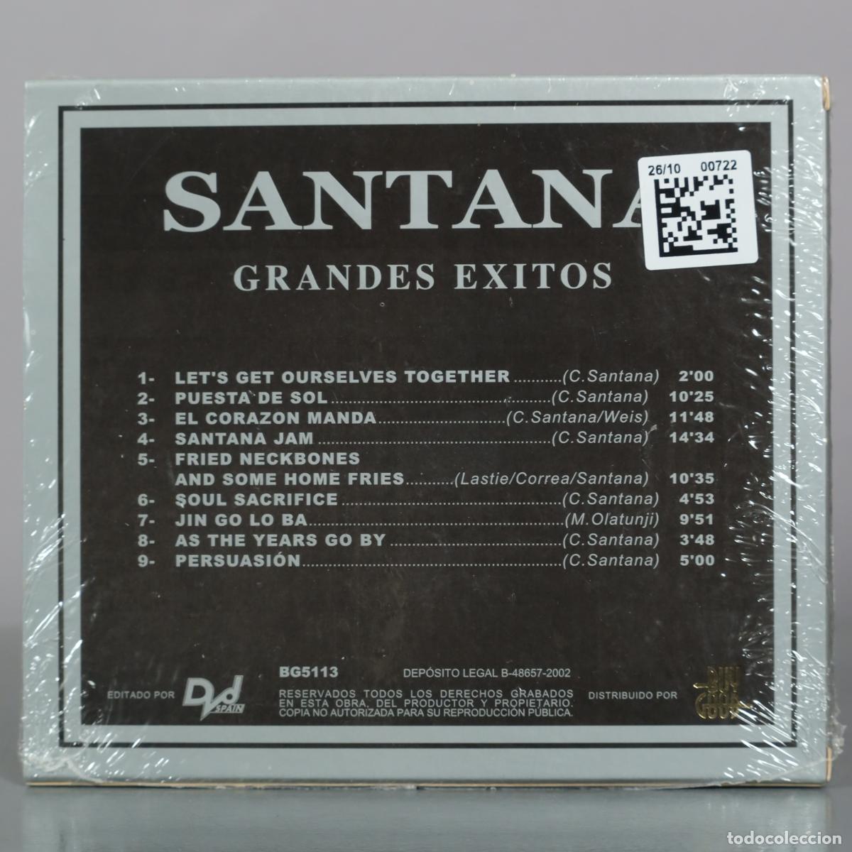 CDs de m&uacute;sica: CD. Grandes Exitos - Santana . PRECINTADO - Foto 2
