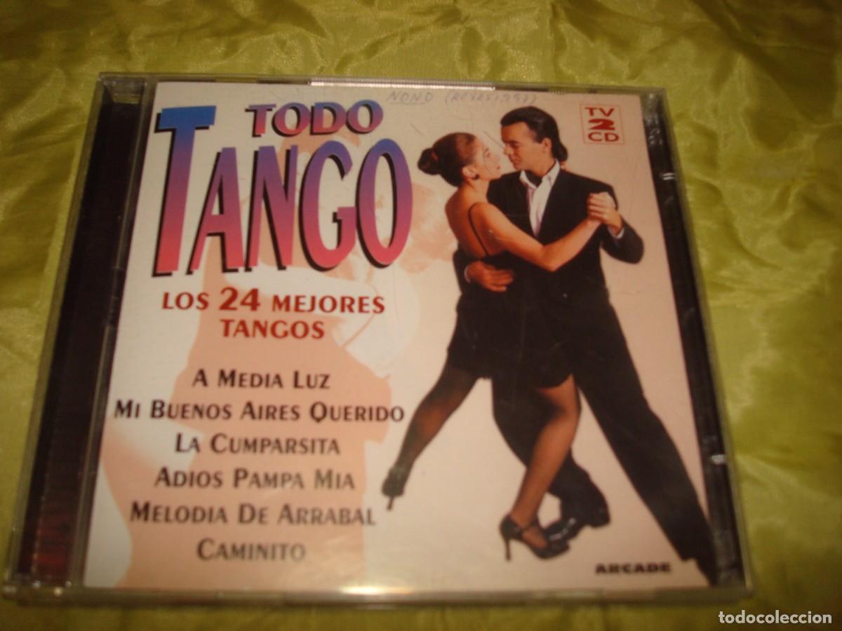 CDs de m&uacute;sica: TODO TANGO. LOS 24 MEJORES TANGOS. 2 CD&acute;S