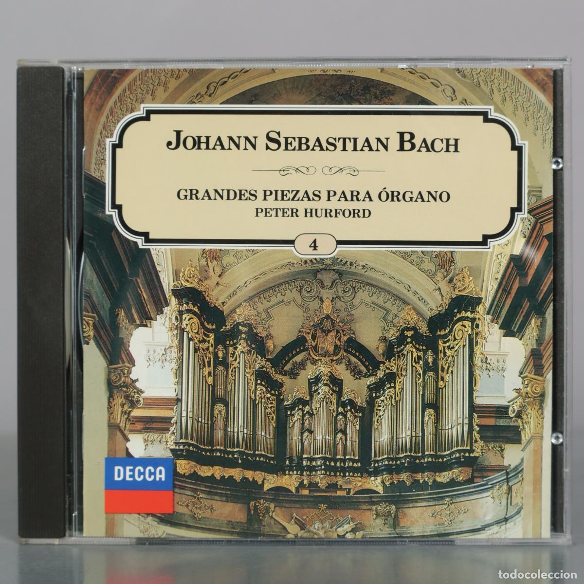 CDs de Musique: CD. Grandes piezas para &oacute;rgano - 4 - Johann Sebastian Bach - Peter Hurford - Decca