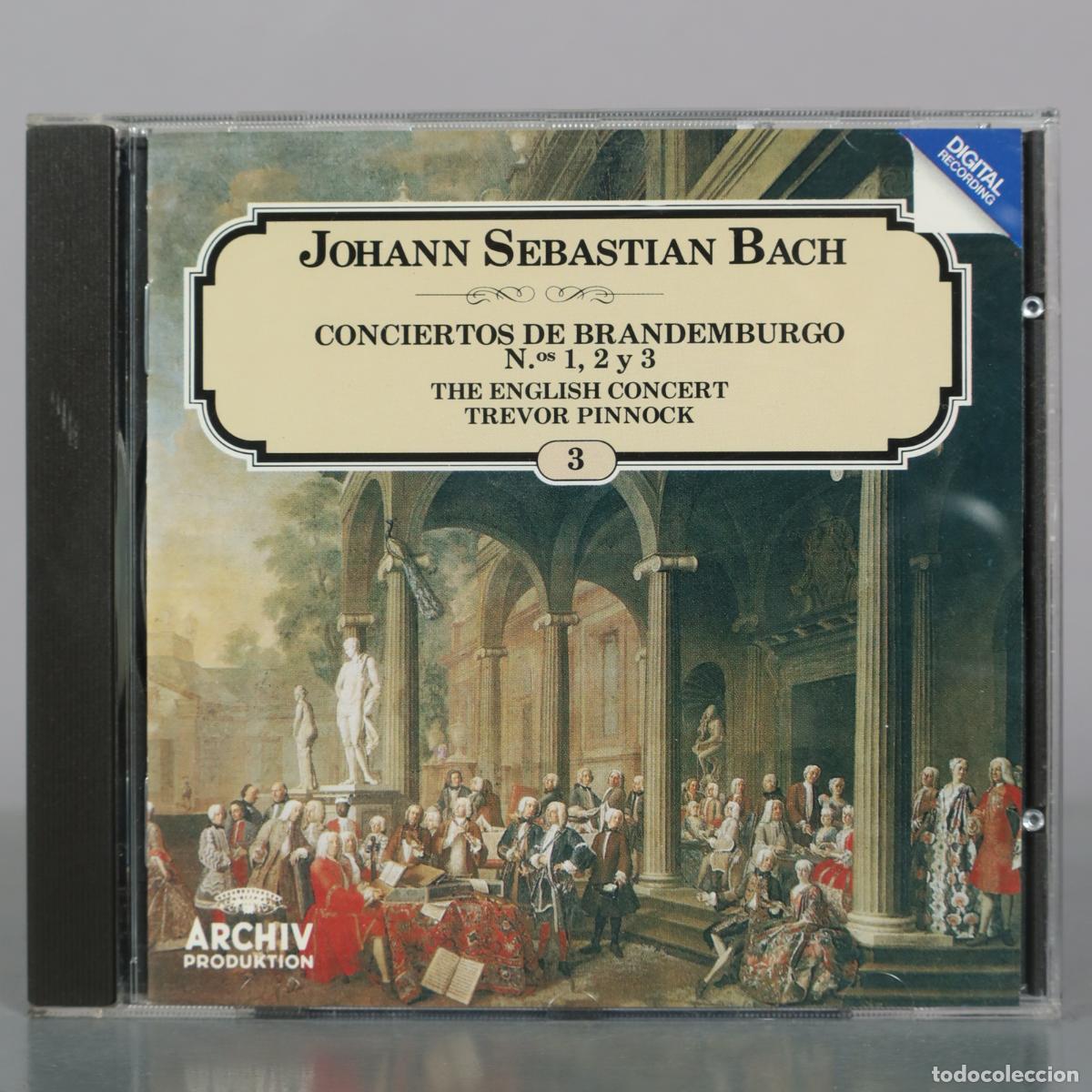 CDs de Musique: CD. Johann Sebastian Bach - Conciertos de Brandemburgo N.os 1, 2 y 3 - The English Concert - Trevor