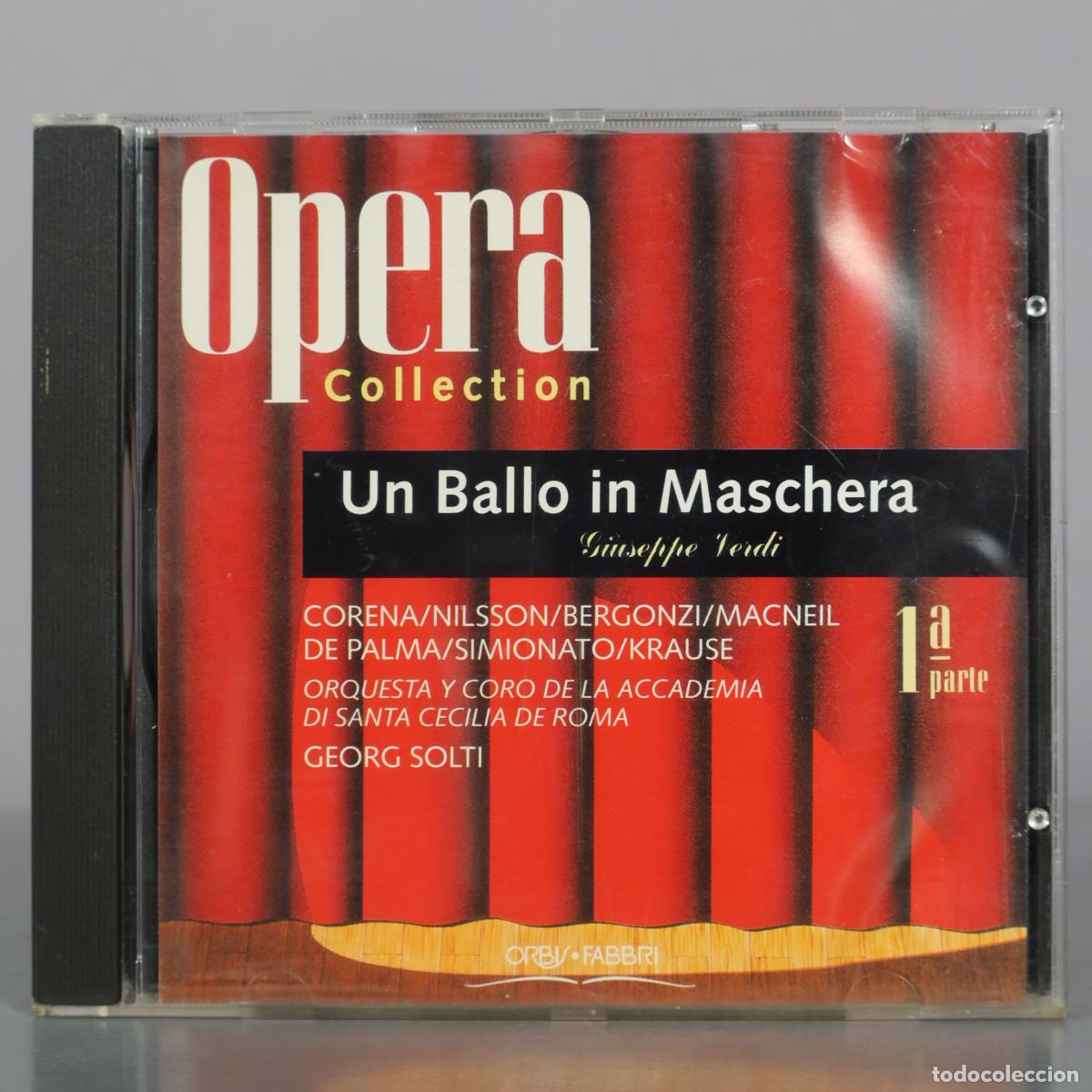 CDs de Musique: CD. Un Ballo in Maschera - Giuseppe Verdi - Orbi Fabbri. 1 PARTE