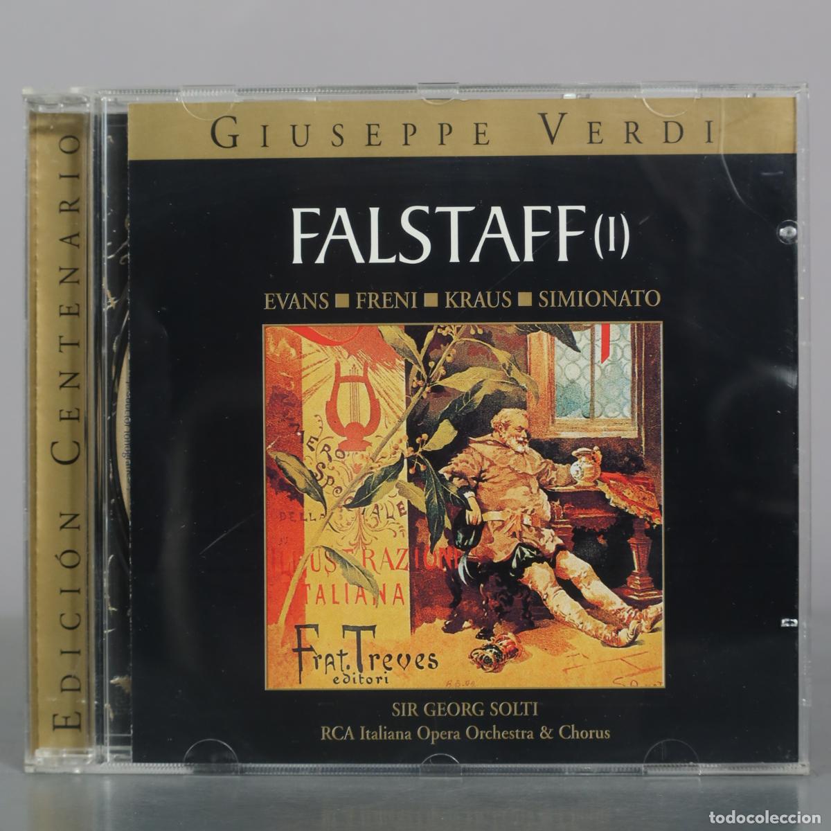 CDs de Musique: CD. Falstaff (1) - Giuseppe Verdi, Evans, Freni, Kraus, Simionato, Sir Georg Solti, RCA Italiana