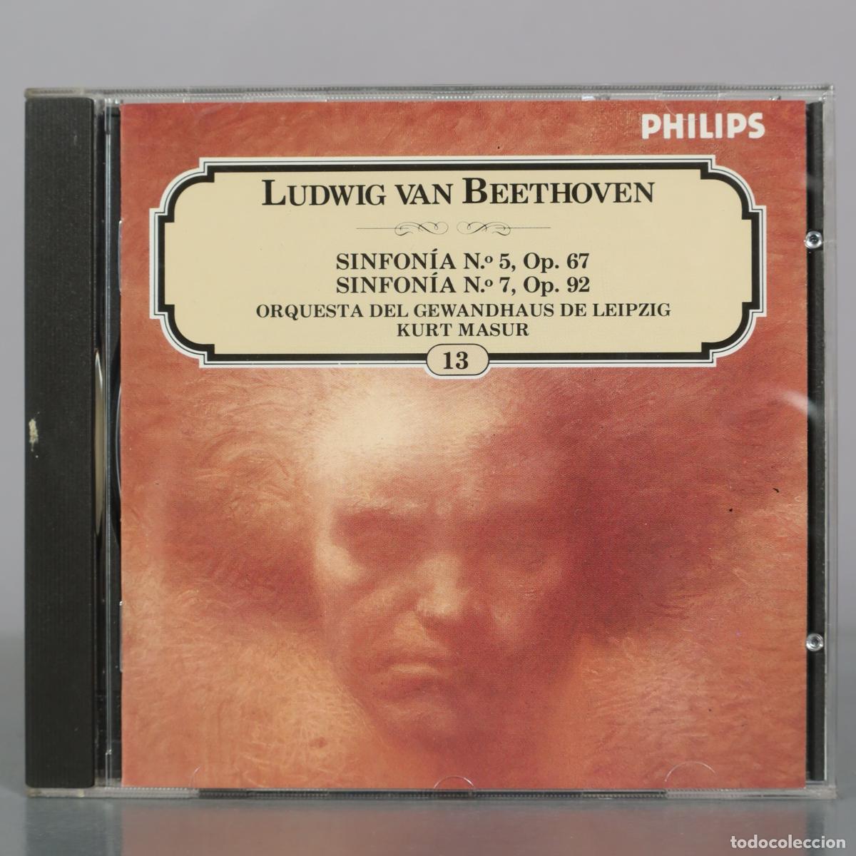 CDs de Musique: CD. Sinfon&iacute;a N.&ordm; 5, Op. 67 - Sinfon&iacute;a N.&ordm; 7, Op. 92 - Ludwig van Beethoven - Orquesta del Gewandhaus