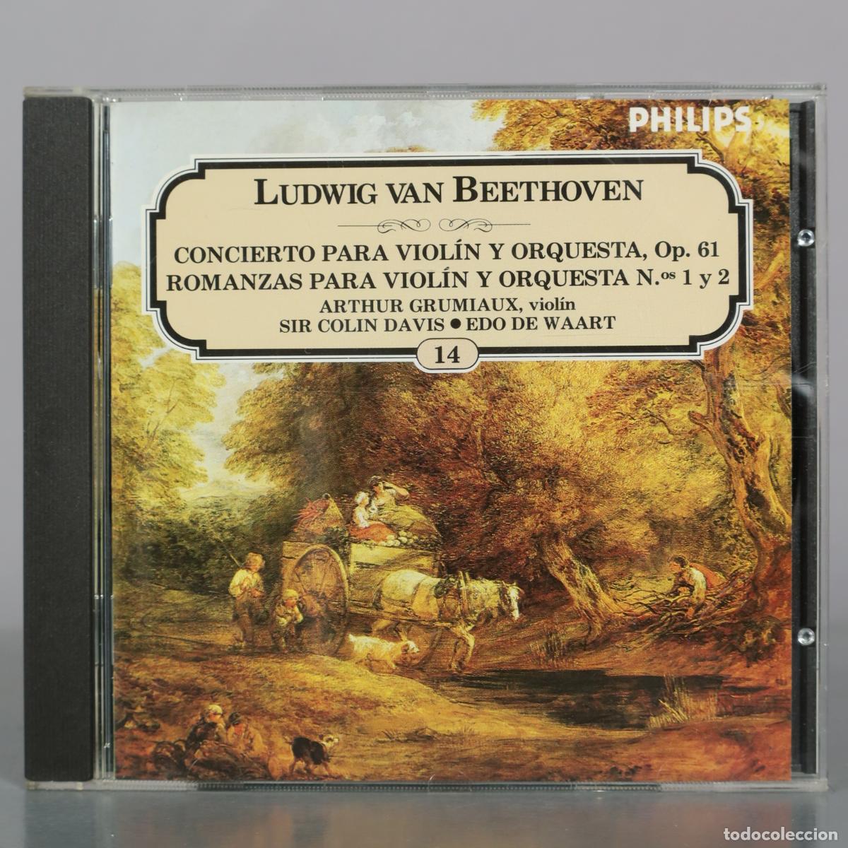 CDs de Musique: CD. Ludwig Van Beethoven - Concierto para viol&iacute;n y orquesta, Op. 61 - Romanzas para viol&iacute;n y