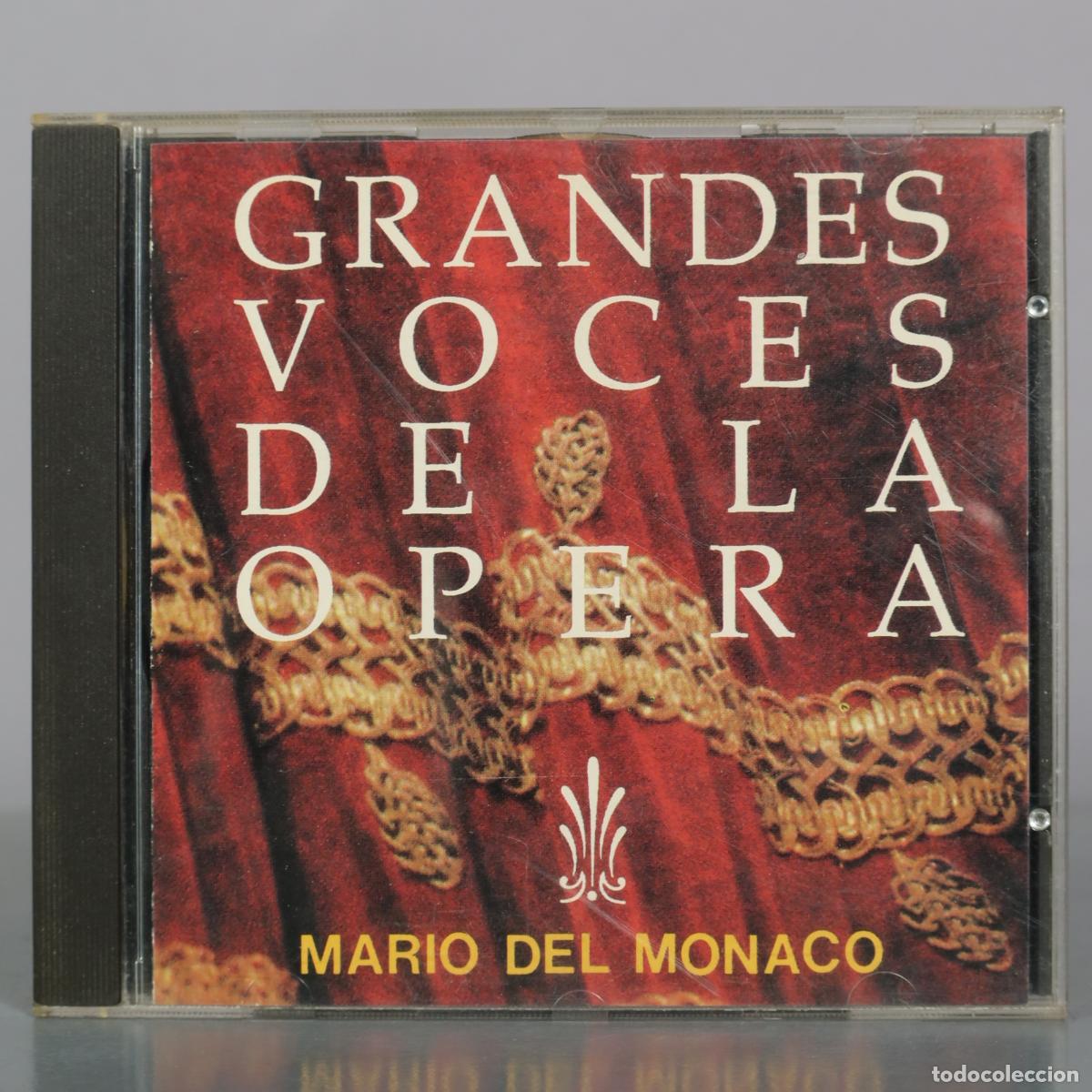 CDs de m&uacute;sica: CD. Grandes Voces de la Opera - Mario Del Monaco - Sarpe