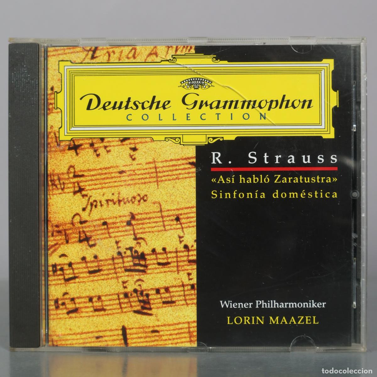 CDs de m&uacute;sica: CD. R. Strauss - Asi hablo Zaratustra - Sinfonia domestica - Wiener Philharmoniker - Lorin Maazel