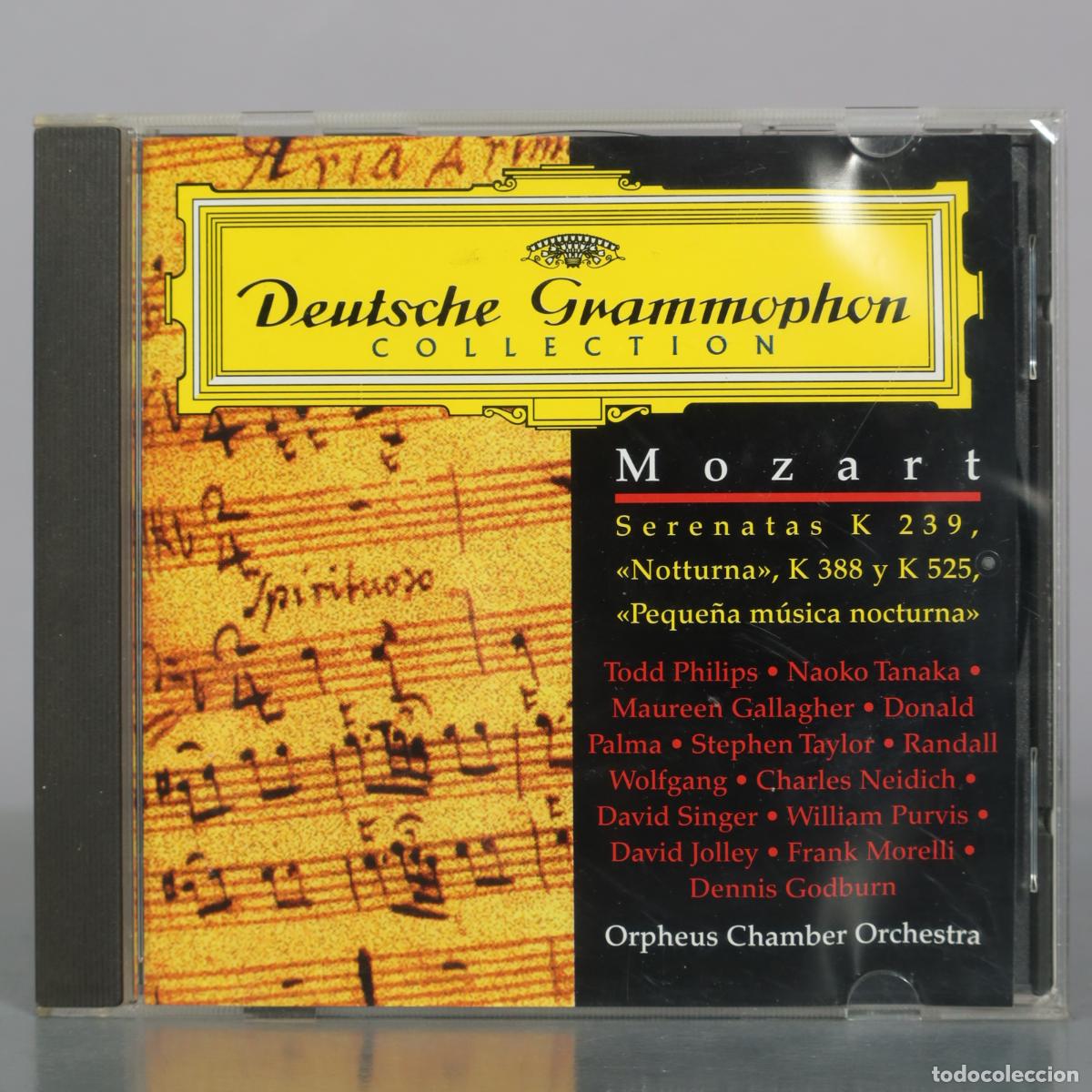 CDs de m&uacute;sica: CD. Mozart - Serenatas K 239, Notturna, K 388 y K 525, Peque&ntilde;a m&uacute;sica nocturna - Todd Philips, Naoko