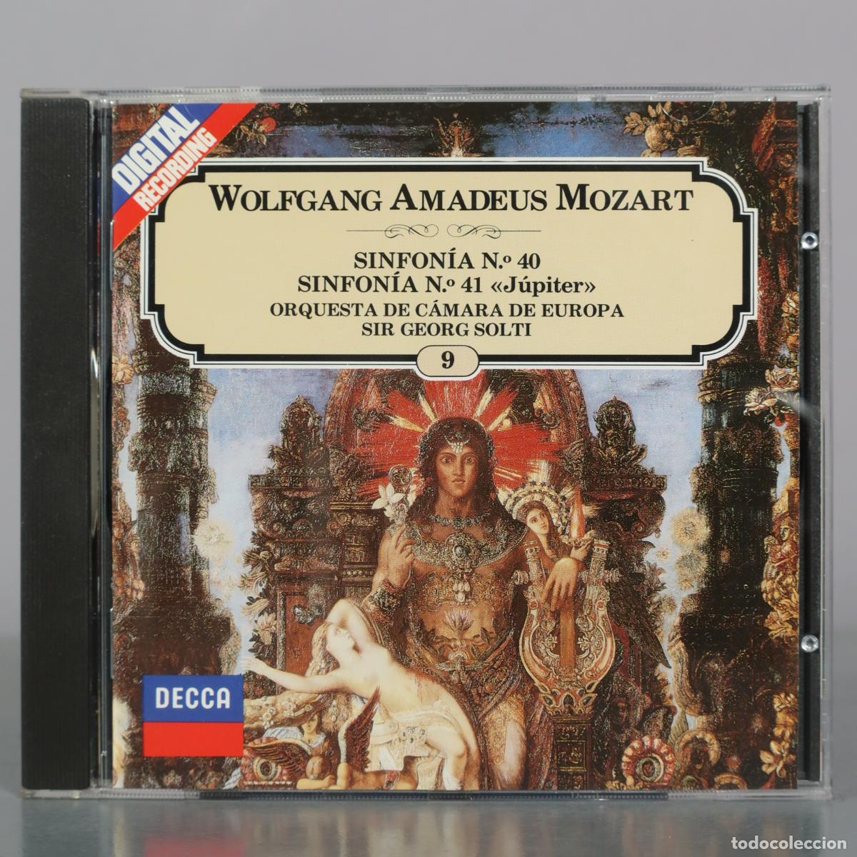 CDs de m&uacute;sica: CD. Sinfon&iacute;a N.&ordm; 40 - Sinfon&iacute;a N.&ordm; 41 J&uacute;piter - Wolfgang Amadeus Mozart, Orquesta de C&aacute;mara de