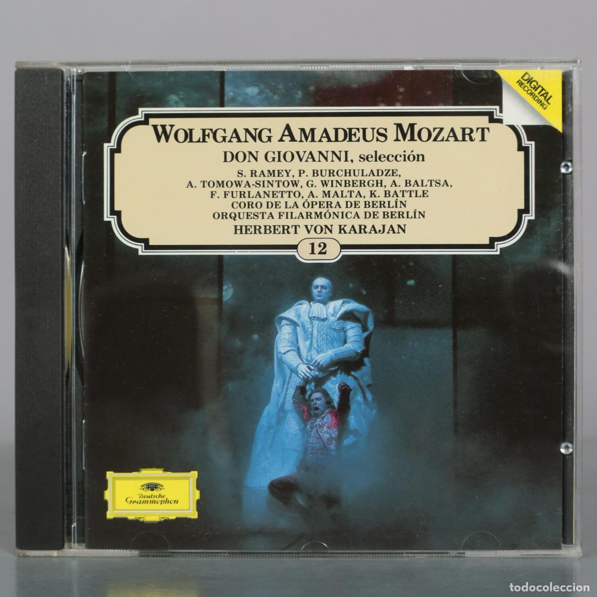 CDs de m&uacute;sica: CD. Don Giovanni, selecci&oacute;n - Wolfgang Amadeus Mozart, S. Ramey, P. Burchuladze, A. Tomowa-Sintow,
