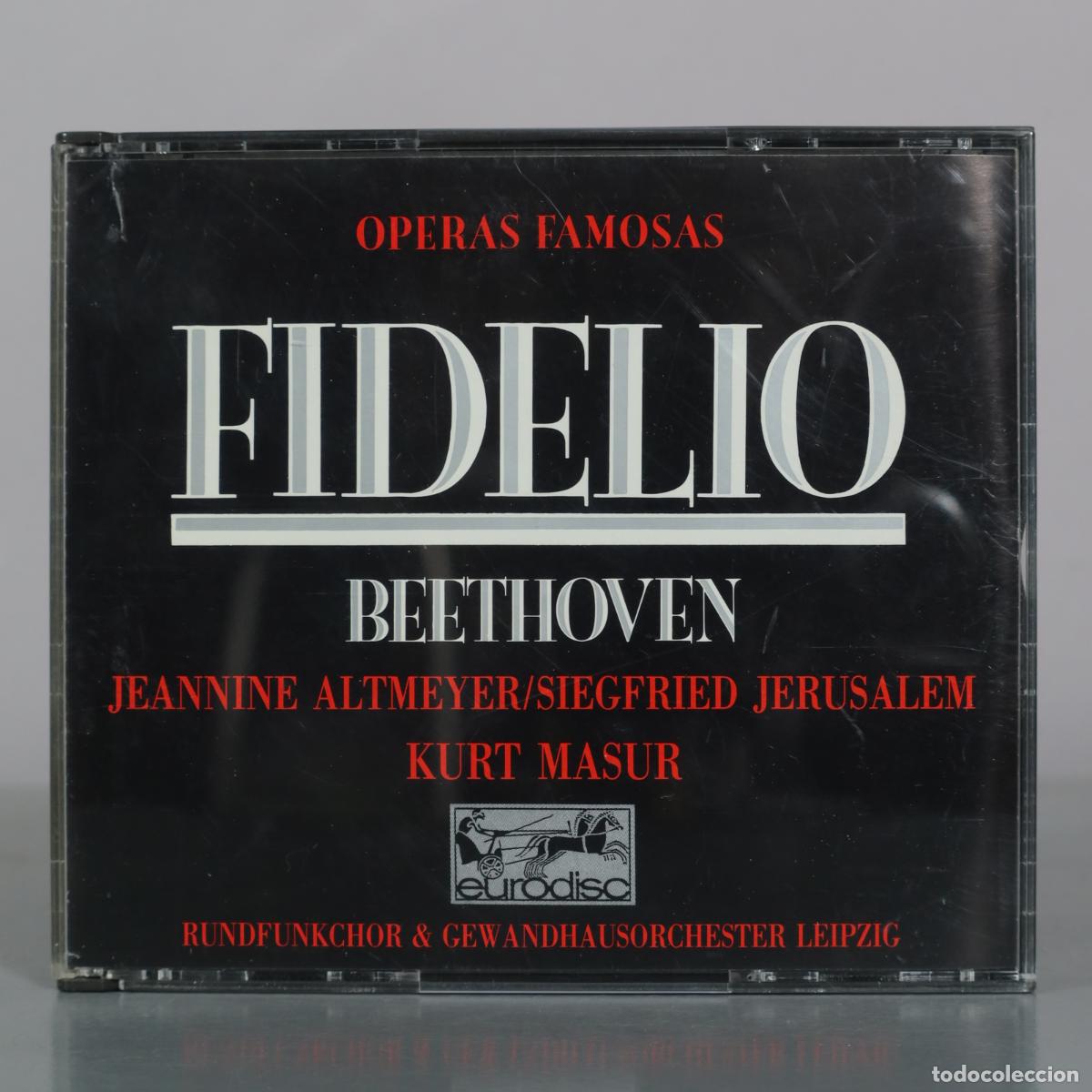 CDs de m&uacute;sica: CD. Fidelio - Ludwig van Beethoven - Jeannine Altmeyer, Siegfried Jerusalem, Kurt Masur,