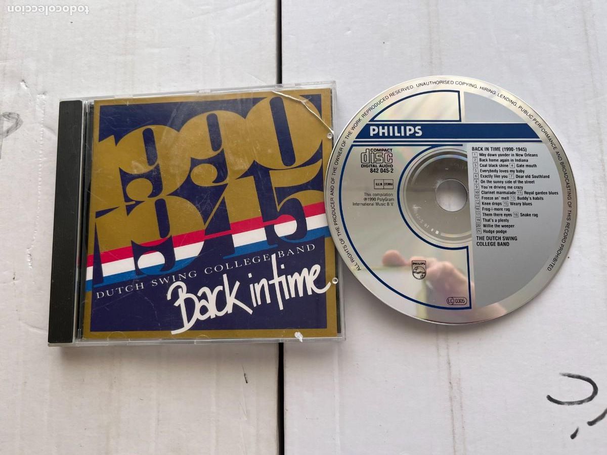 CDs de m&uacute;sica: DUTCH SWING COLLEGE BAND - BACK IN TIME 1990 1945 - CD MUSICA KREATEN