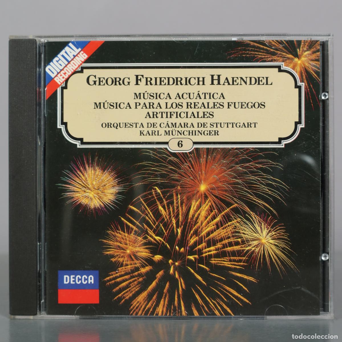 CDs de m&uacute;sica: CD. M&uacute;sica Acu&aacute;tica - M&uacute;sica para los Reales Fuegos Artificiales - Georg Friedrich Haendel -