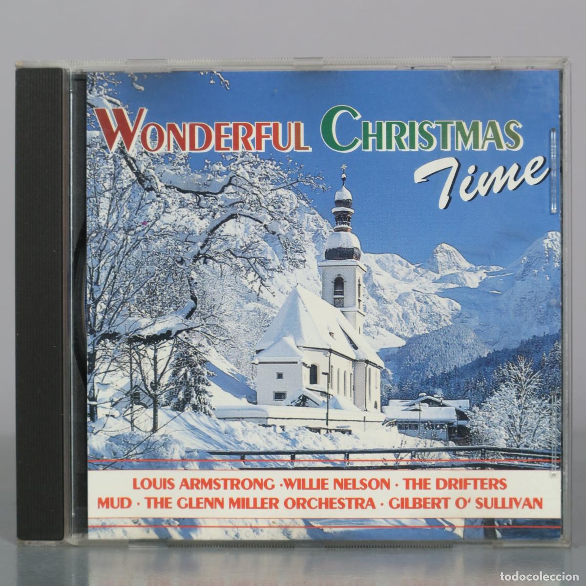 CDs de m&uacute;sica: CD. Wonderful Christmas Time - Louis Armstrong, Willie Nelson, The Drifters, Mud, The Glenn Miller