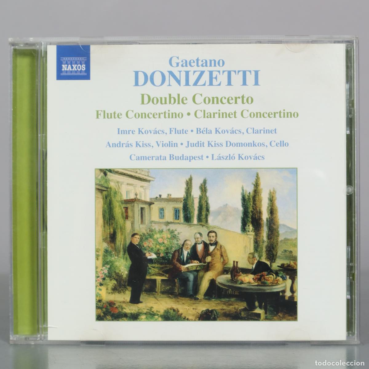 CDs de m&uacute;sica: CD. Gaetano Donizetti - Double Concerto - Flute Concertino - Clarinet Concertino - Imre Kov&aacute;cs, B&eacute;la