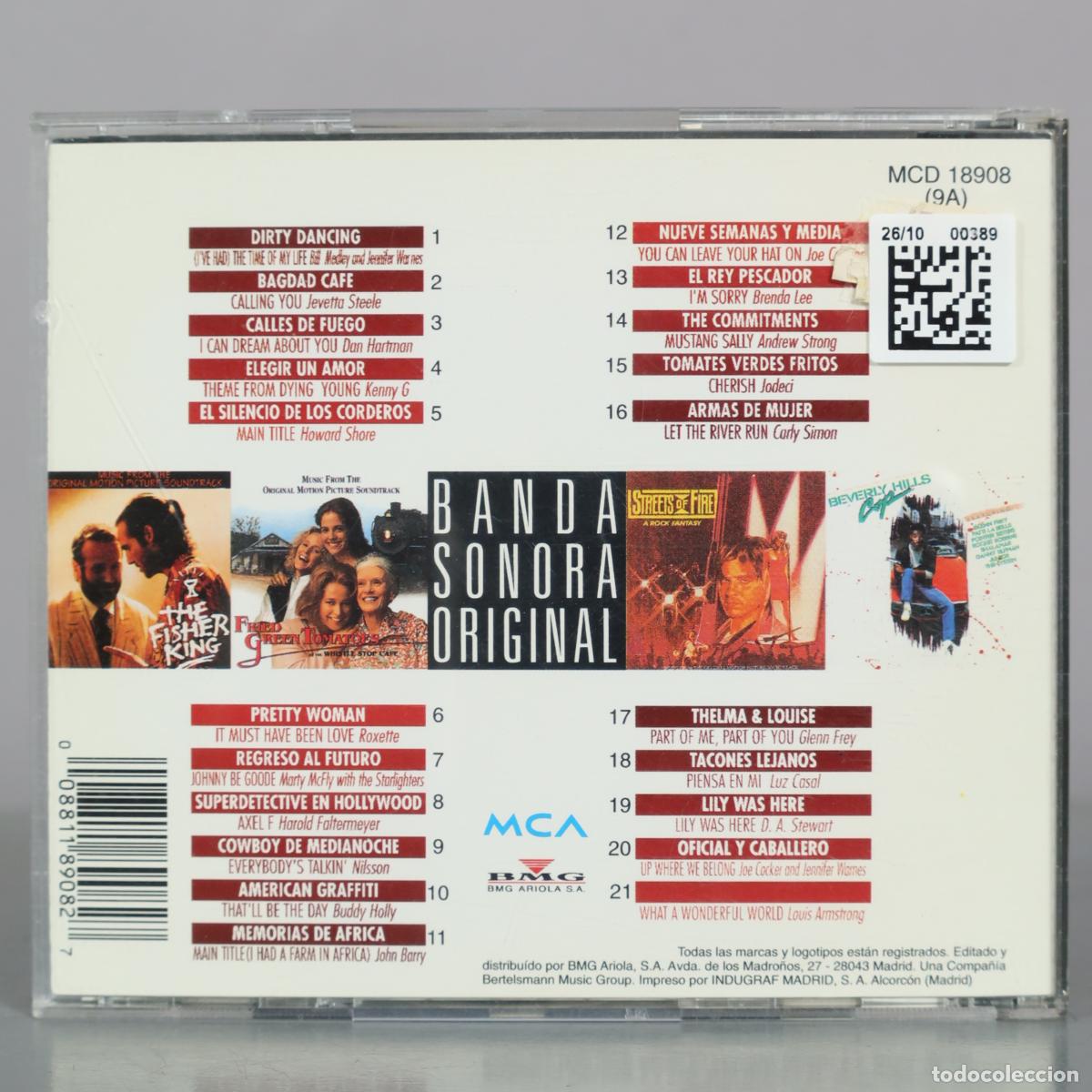 CDs de m&uacute;sica: CD. Banda Sonora Original - 21 Exitos de Cine en Version Original - BMG Ariola - Foto 2