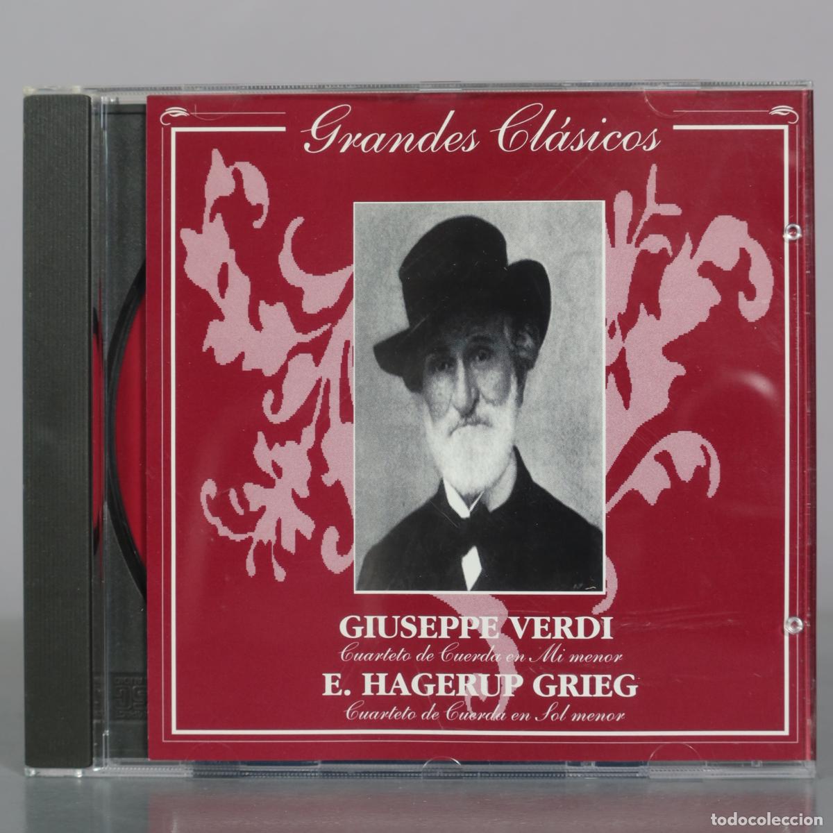 CD de M&uacute;sica: CD. Giuseppe Verdi - Cuarteto de Cuerda en Mi menor - E. Hagerup Grieg - Cuarteto de Cuerda en Sol