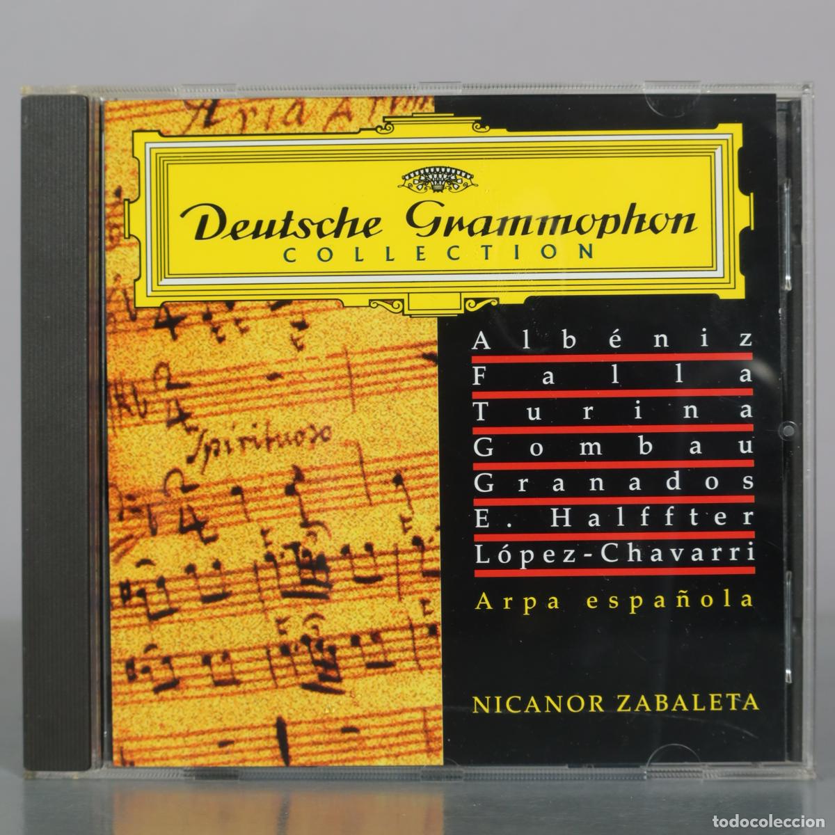 CDs de m&uacute;sica: CD. Arpa espa&ntilde;ola - Alb&eacute;niz, Falla, Turina, Gombau, Granados, E. Halffter, L&oacute;pez-Chavarri - Nicanor
