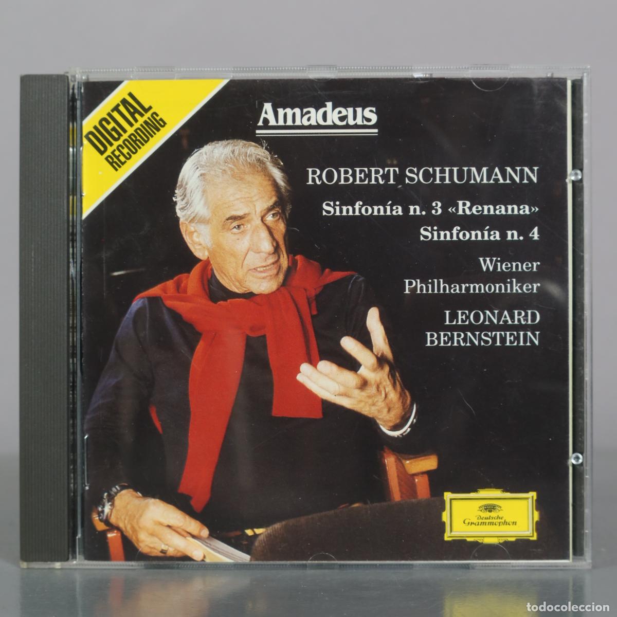 CDs de m&uacute;sica: CD. Robert Schumann - Sinfon&iacute;a n. 3 Renana - Sinfon&iacute;a n. 4 - Wiener Philharmoniker - Leonard