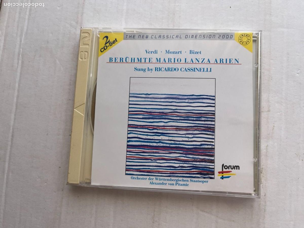 CDs de m&uacute;sica: BERUHMTE MARIO LANZA ARIEN 2 CDS - CD MUSICA KREATEN
