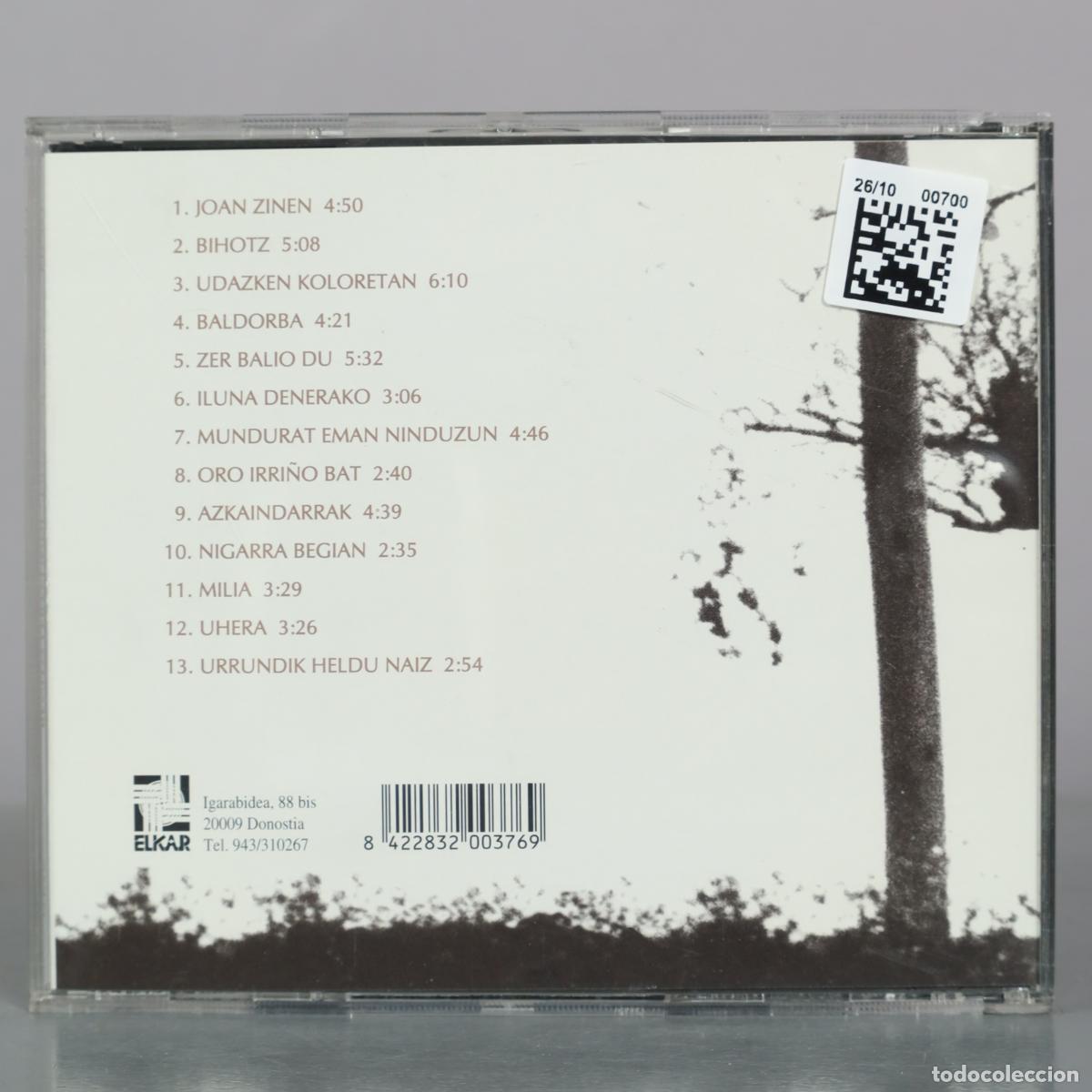 CDs de m&uacute;sica: CD. Hitaz Oroit - Benito Lertxundi - Elkar - Foto 2