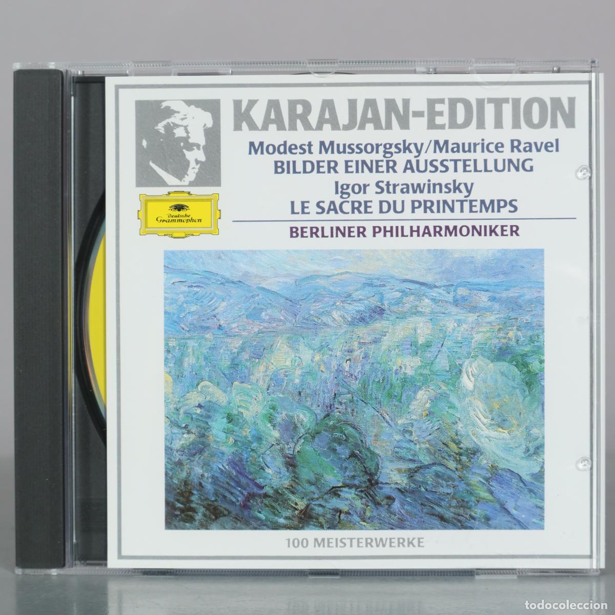 CDs de m&uacute;sica: CD. Karajan-Edition - Modest Mussorgsky - Maurice Ravel - Igor Strawinsky - Bilder einer Ausstellung